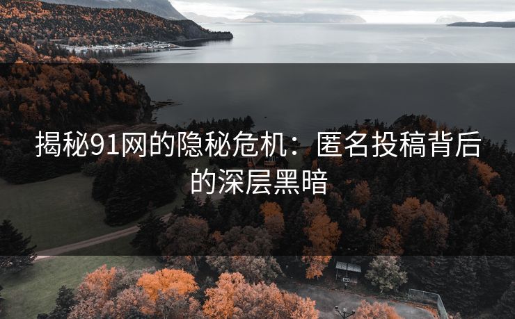 揭秘91网的隐秘危机：匿名投稿背后的深层黑暗